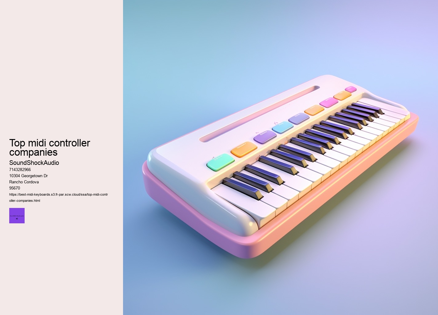 top midi controller companies