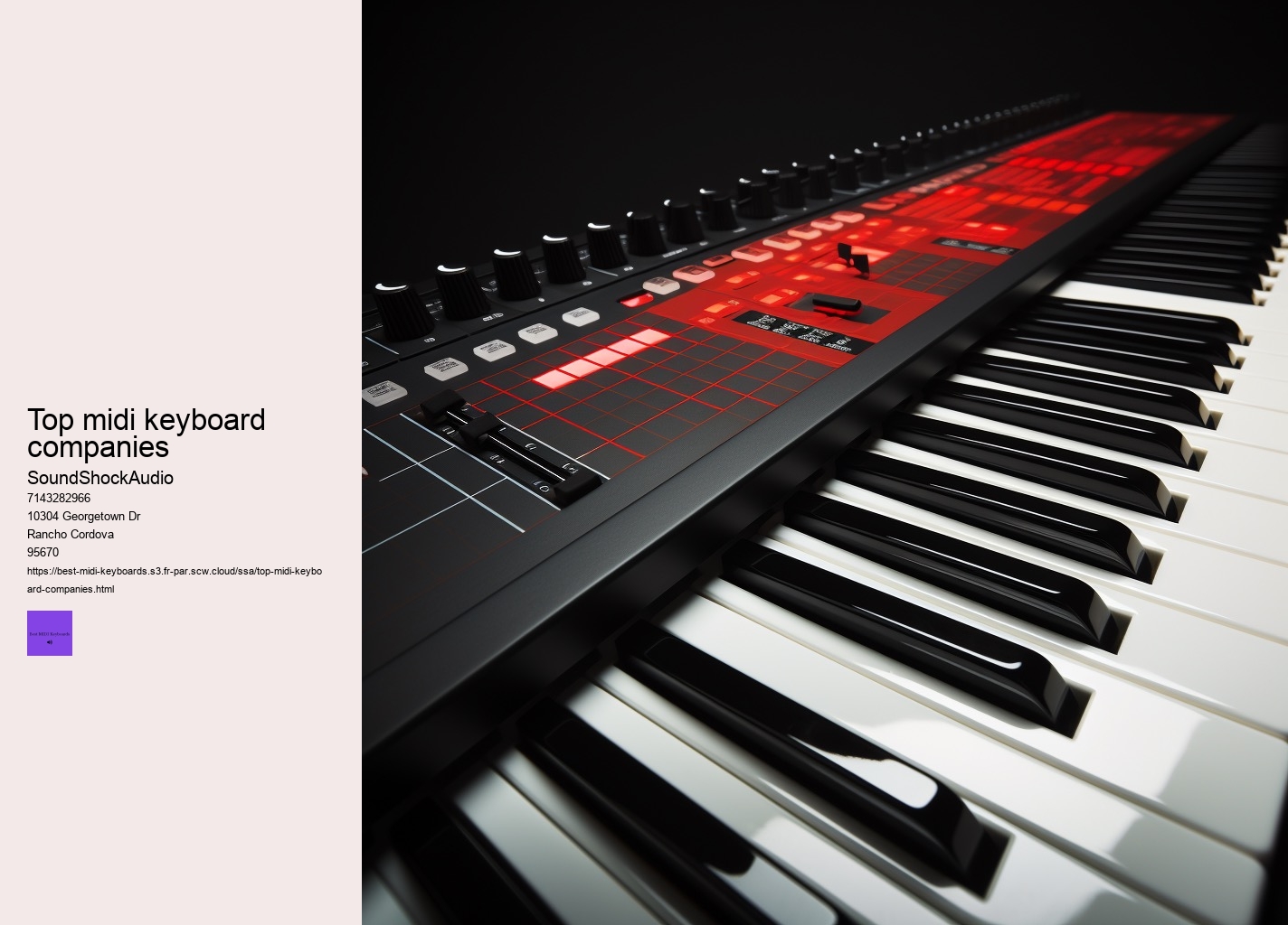 top midi keyboard companies